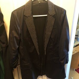 Black studded Express blazer